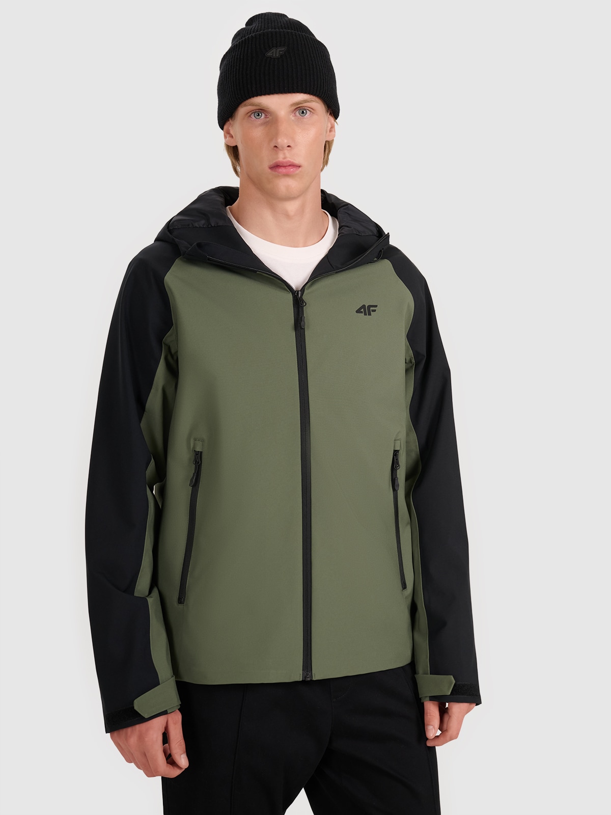 4F Kurtka przejściowa membrana 5000 męska - czarna M