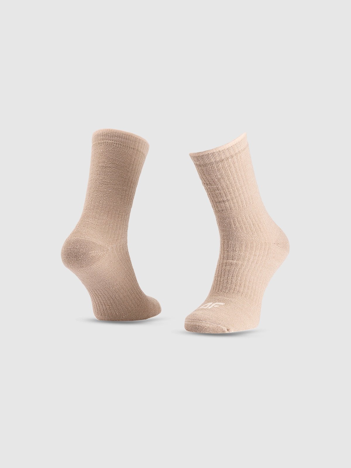 4F Skarpetki trekkingowe za kostkę damskie - beżowe 35-38