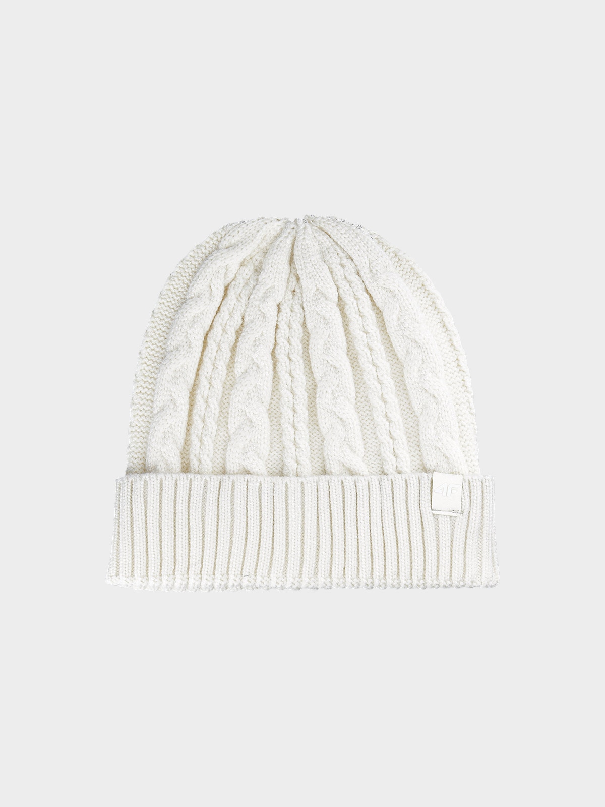 4F Czapka zimowa damska - biała Uniwersalny