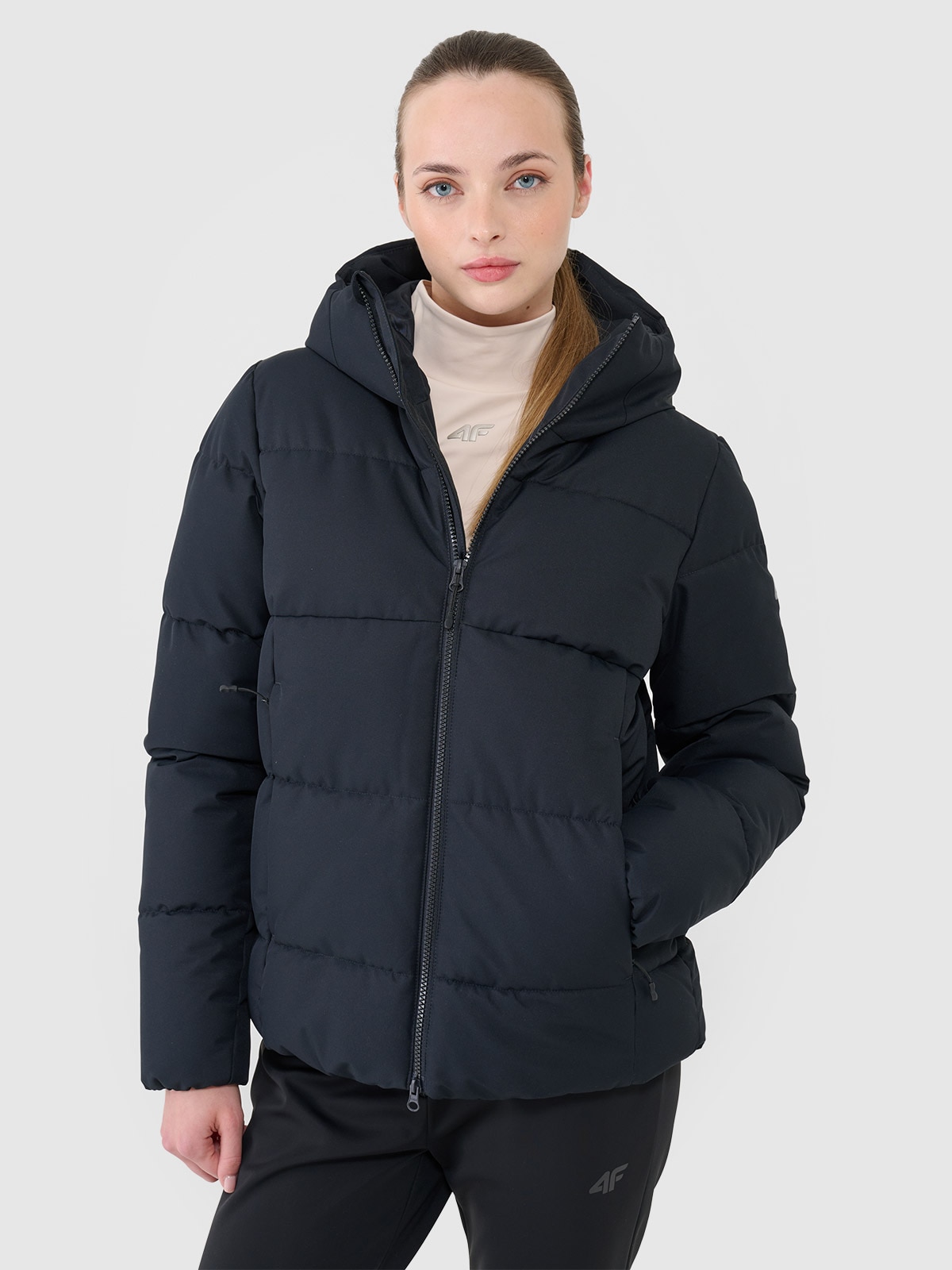 4F Kurtka narciarska membrana NeoDry 5000 damska - czarna XL