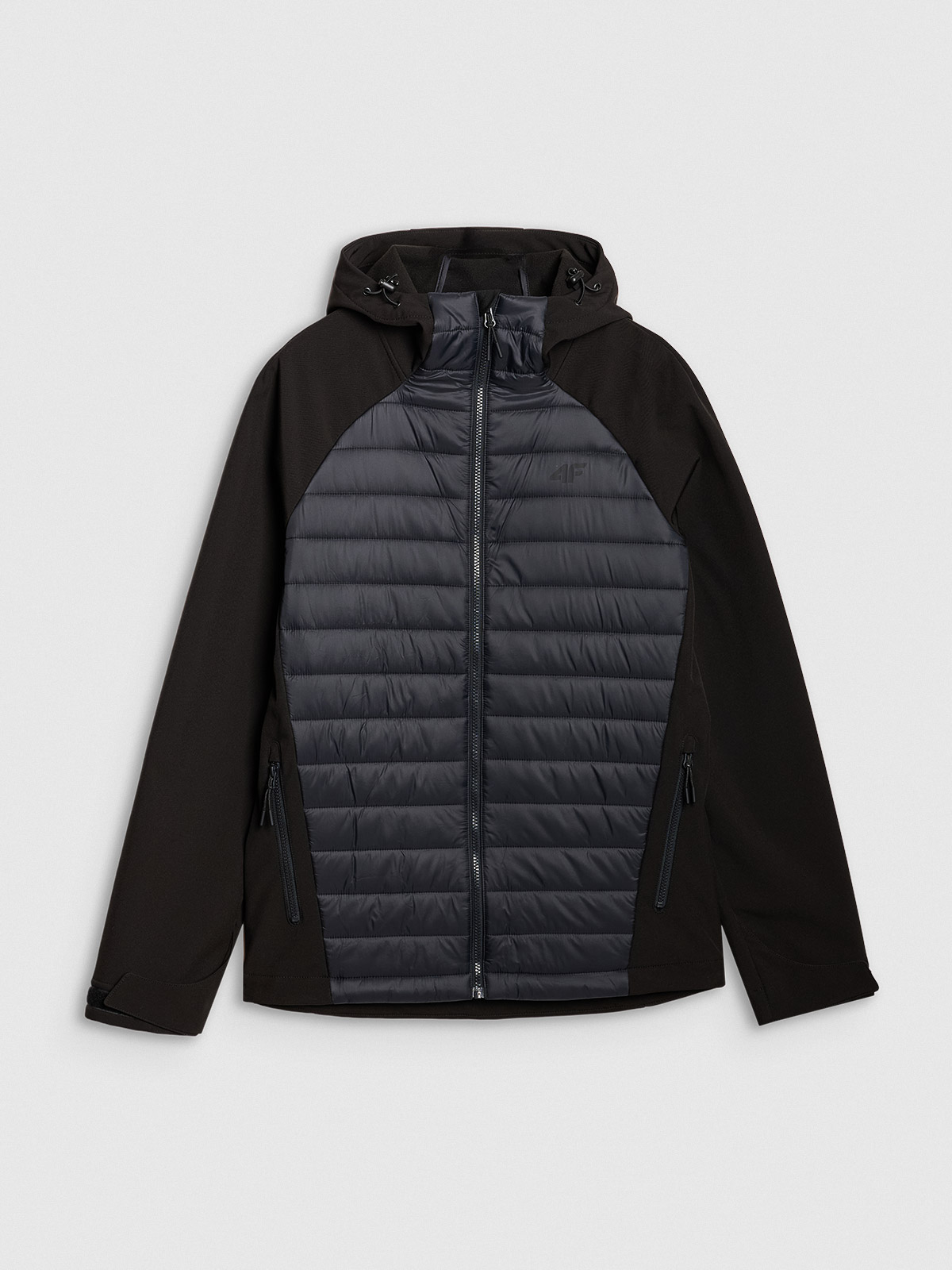 4F Kurtka softshell wiatroodporna membrana 5000 męska - czarna XXL