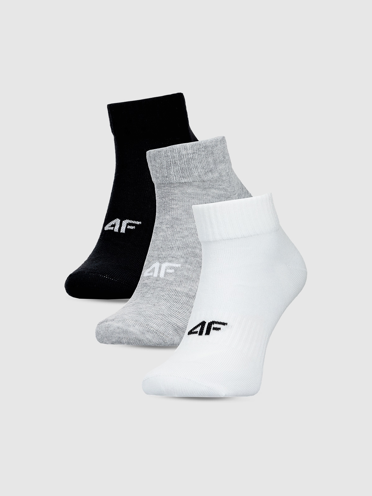 4F Skarpetki casual za kostkę (3-pack) męskie - multikolor 39-42