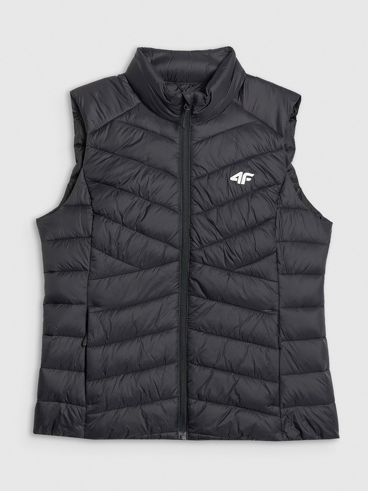 4F Bezrękawnik z wypełnieniem syntetycznym damski - czarny XS