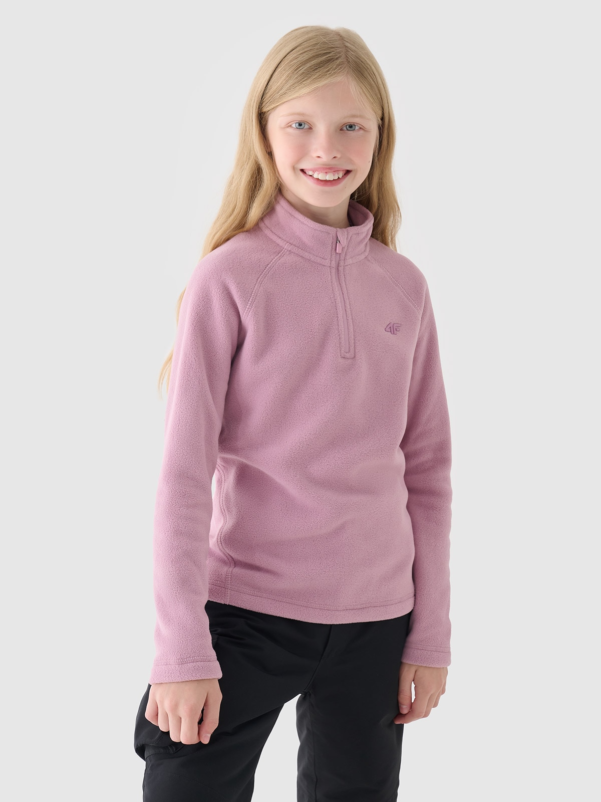 4F Bielizna termiczna polarowa (góra) dziewczęca - różowa 134/140 (8-10 lat)