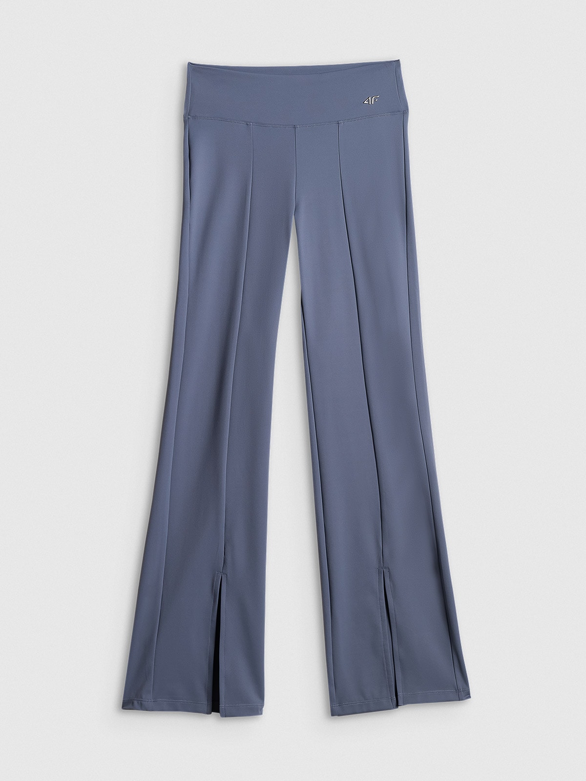 4F Spodnie do jogi z rozszerzanymi nogawkami damskie - niebieskie S