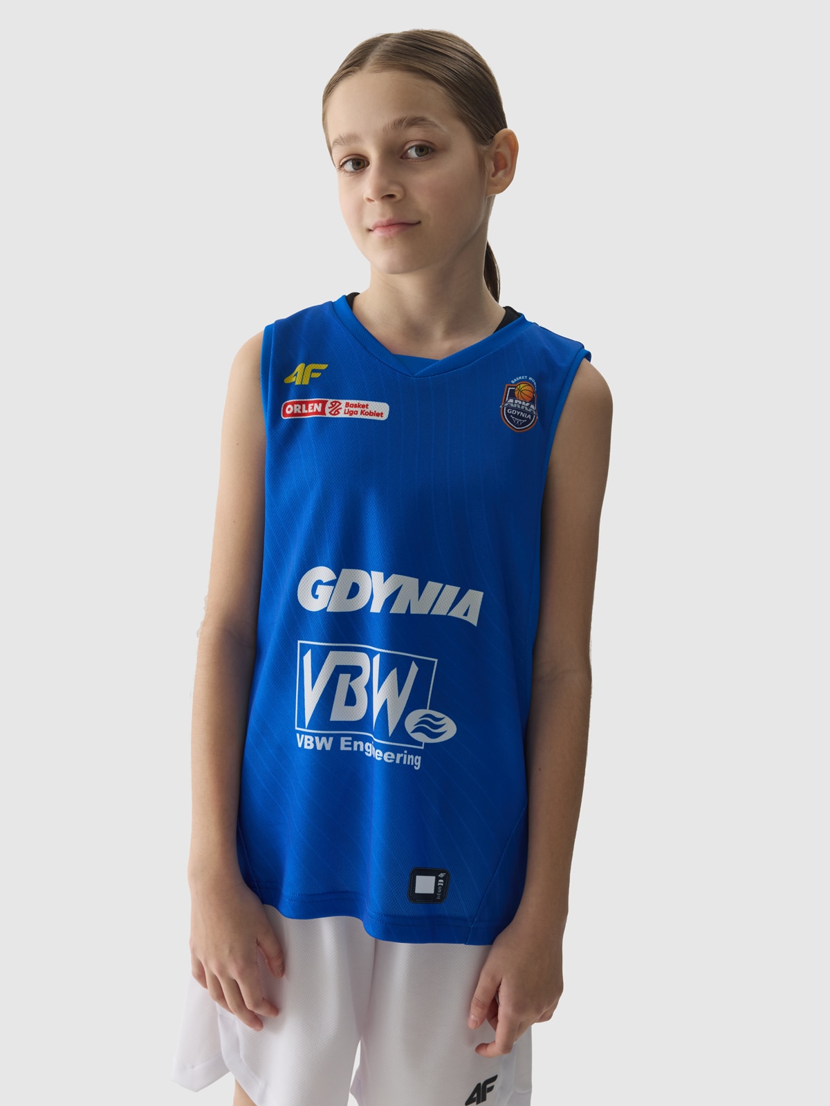 4F Tank top replika wyjazdowy z sezonu 2023/24 dziecięcy 4F x VBW Arka Gdynia - multikolor 134/140 (8-10 lat)