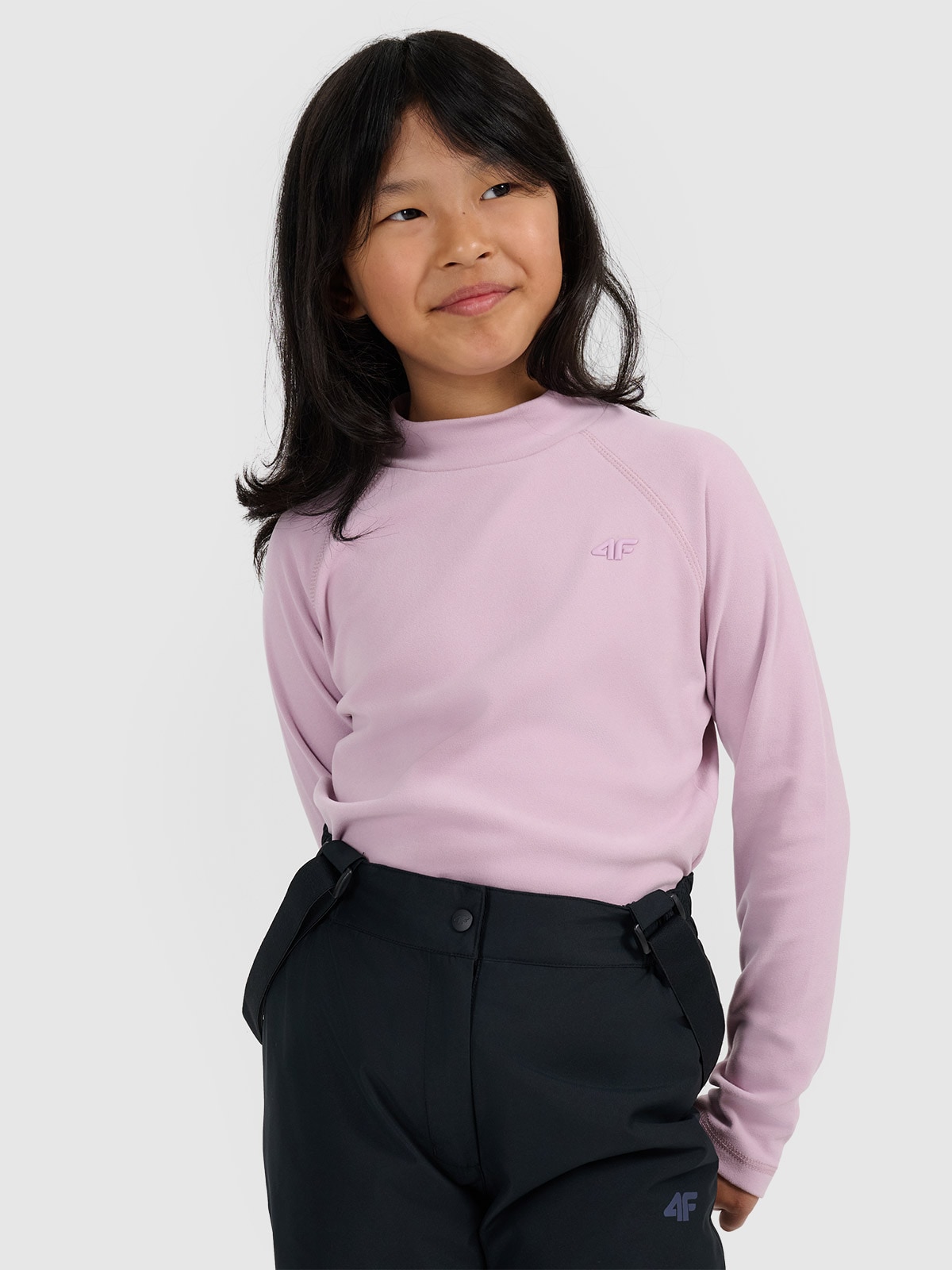 4F Bielizna termiczna polarowa (góra) dziecięca - różowa 158/164 (12-14 lat)