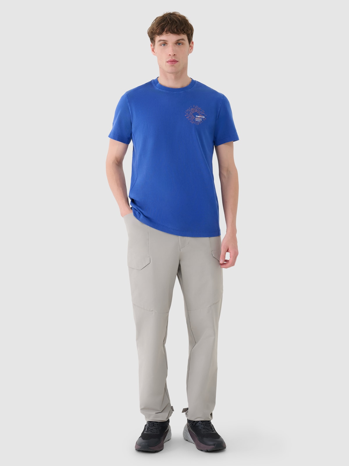 4F Spodnie casualowe męskie - szare 3XL