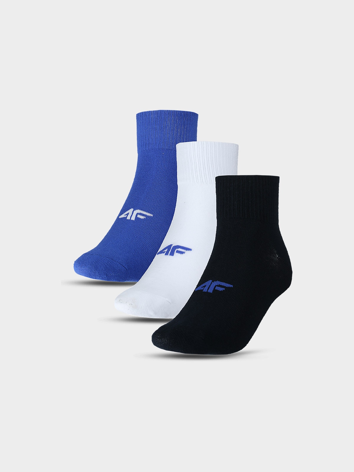 4F Skarpetki casual za kostkę (3-pack) męskie - multikolor 35-38