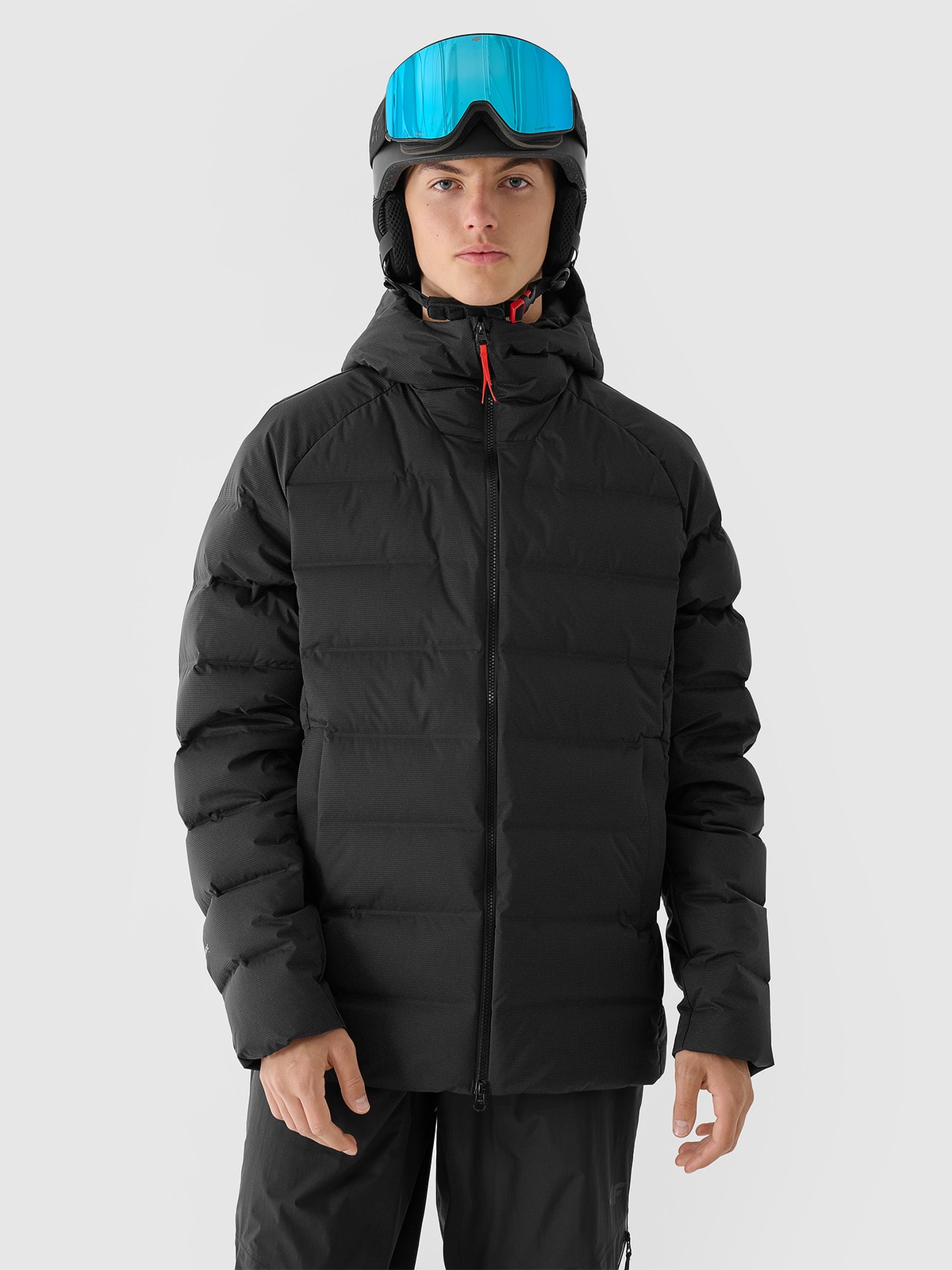 4F Kurtka zimowa puchowa 4FPRO z wypełnieniem naturalnym i membraną Pertex 20000/20000 męska - czarna XXL