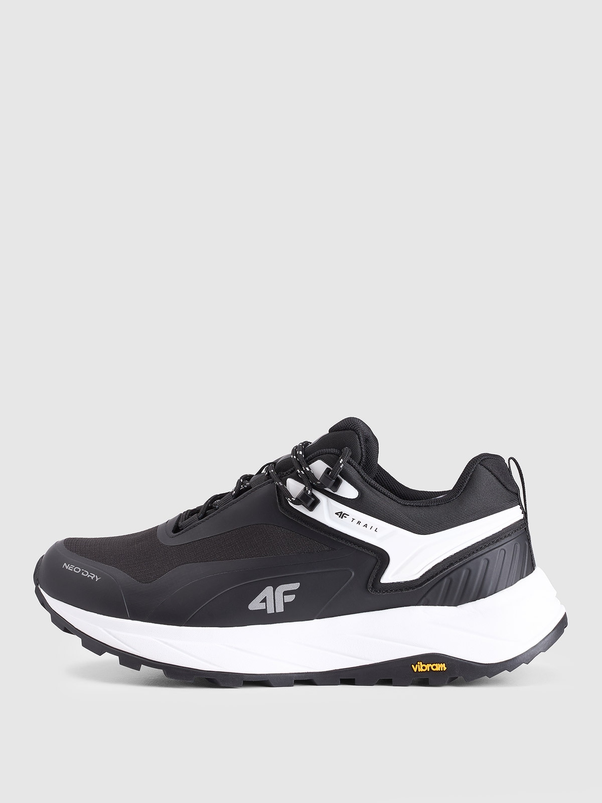 4F Niskie buty trailowe z membraną męskie - czarne 45
