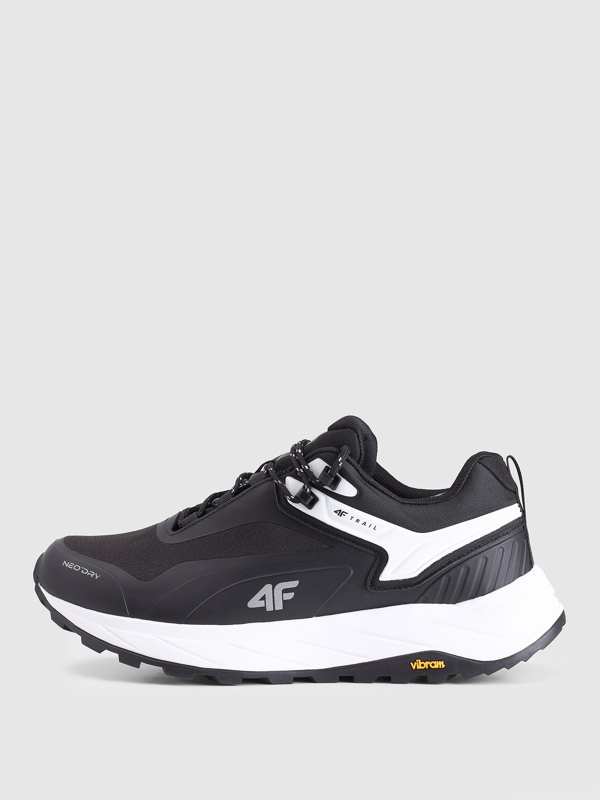 4F Niskie buty trailowe z membraną męskie - czarne 45