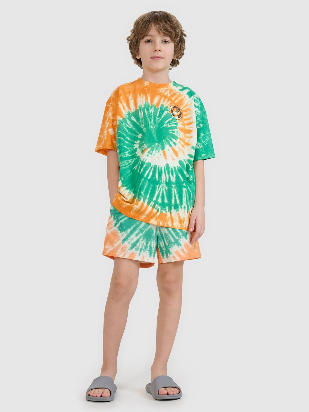 4F Spodenki plażowe boardshorty chłopięce - multikolor 158/164 (12-14 lat)