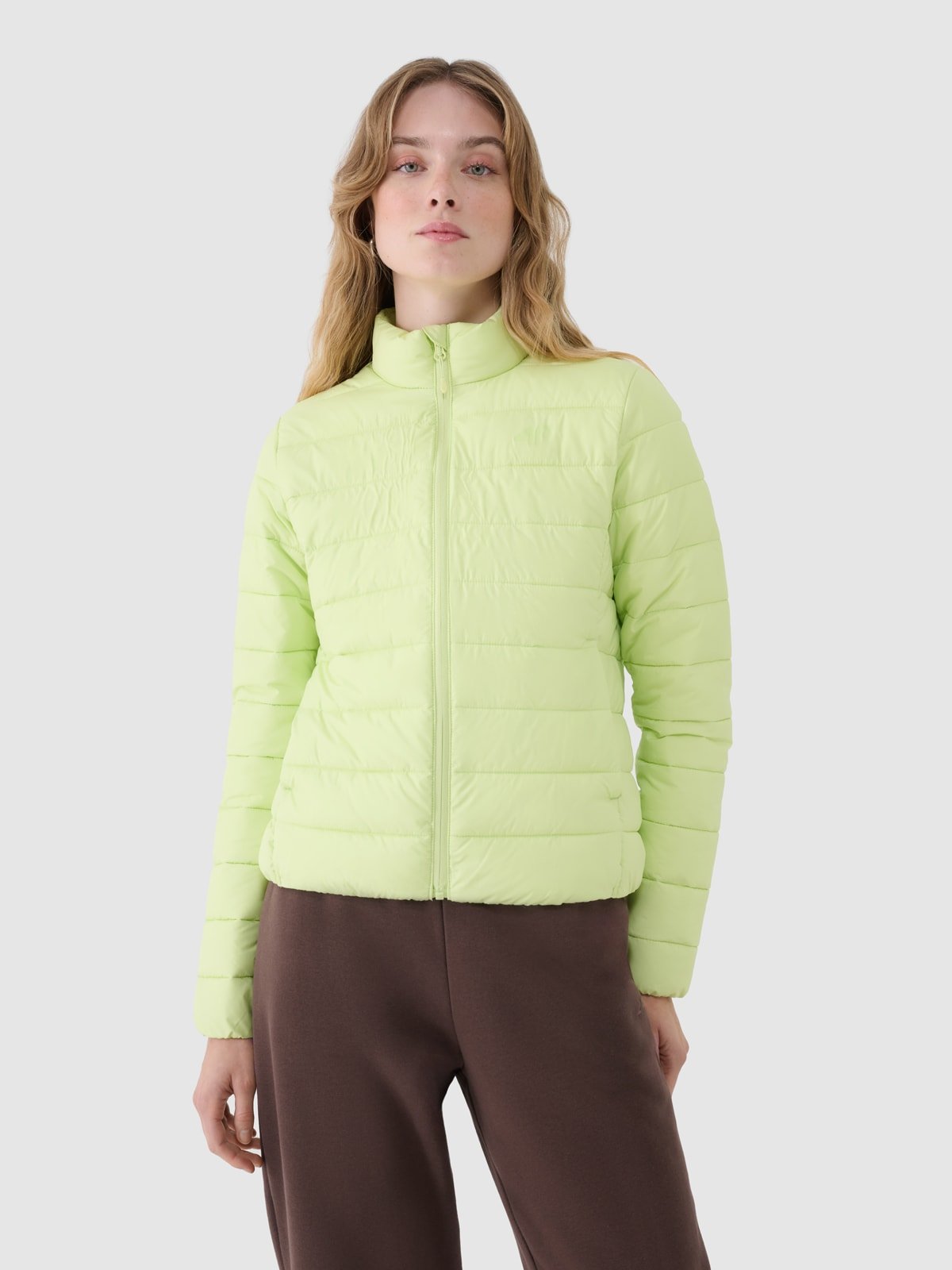 4F Kurtka puchowa z wypełnieniem syntetycznym damska - zielona L