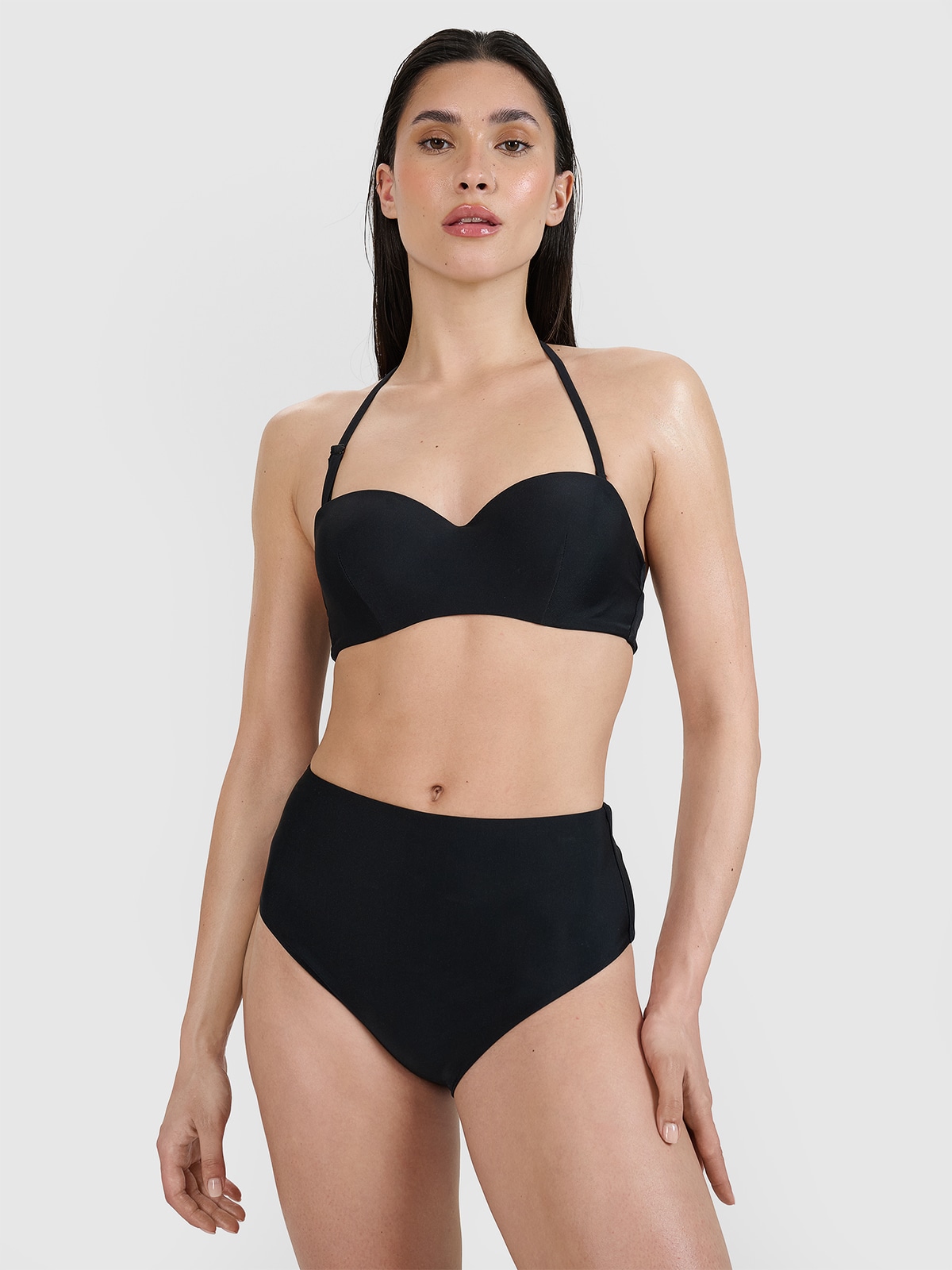 4F Góra od bikini damska - czarna XL