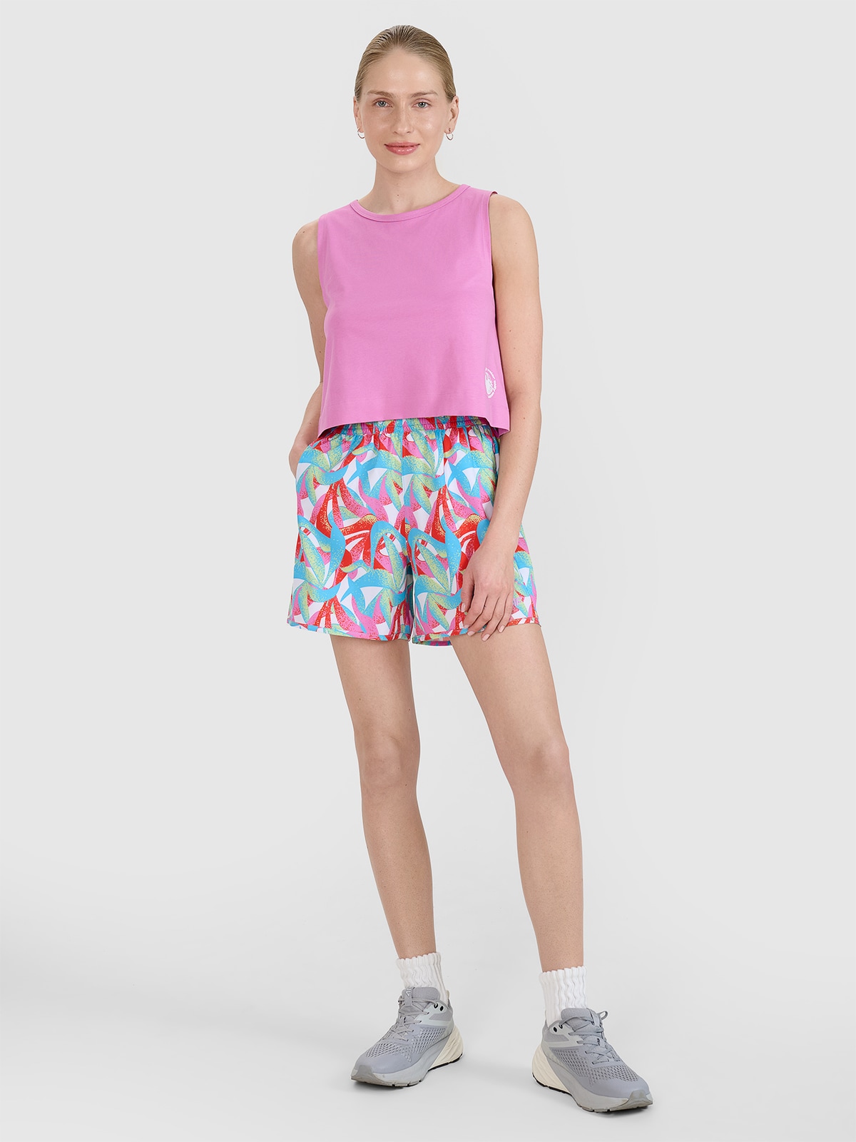 4F Spodenki plażowe damskie - multikolor M