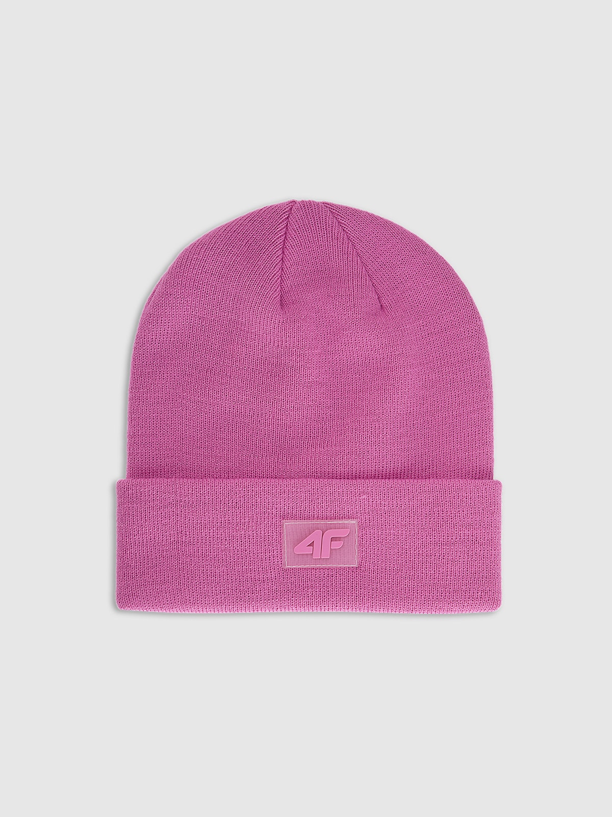 4F Czapka beanie dziecięca - różowa Uniwersalny