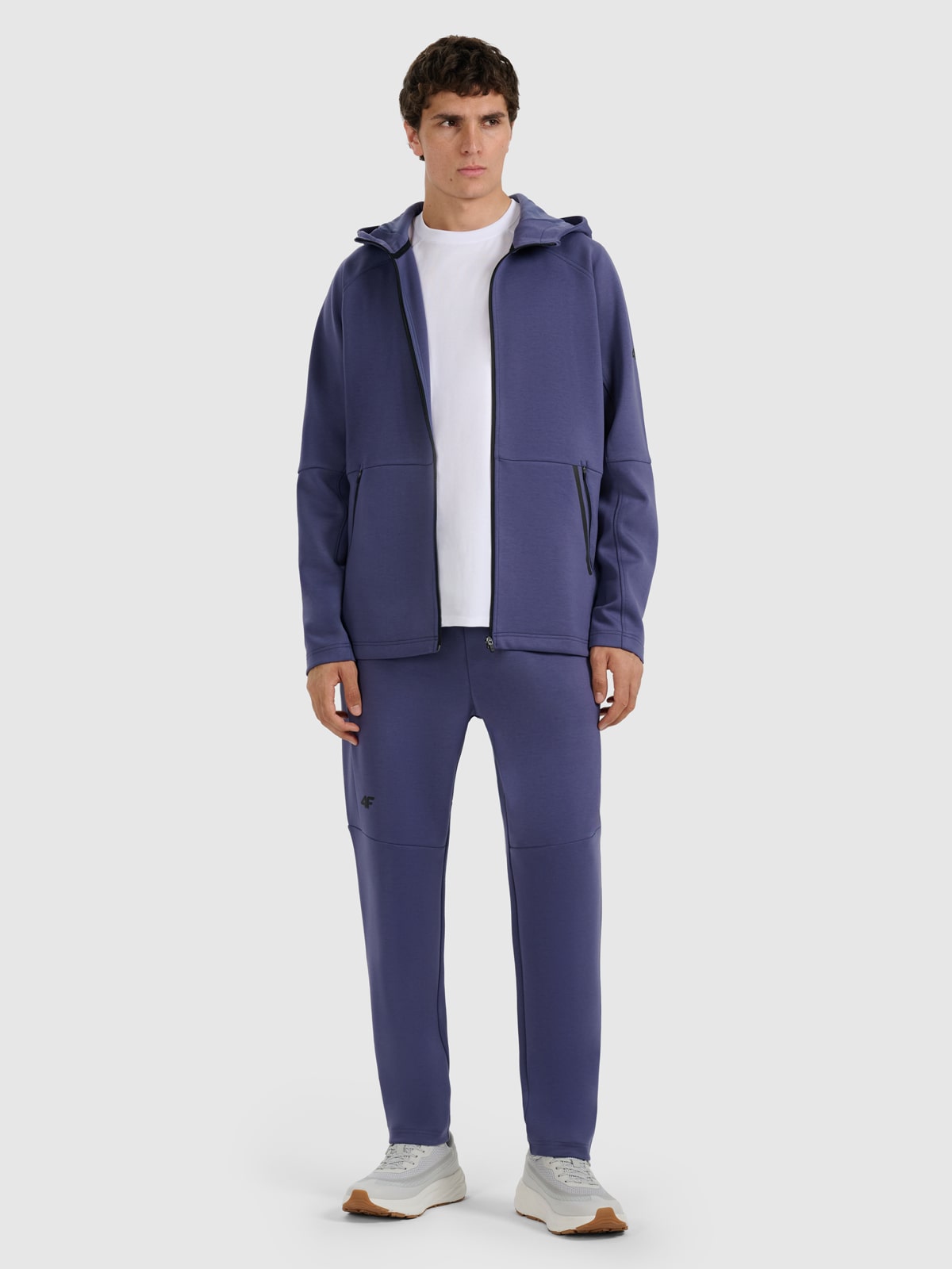 4F Spodnie dresowe joggery męskie - zielone S