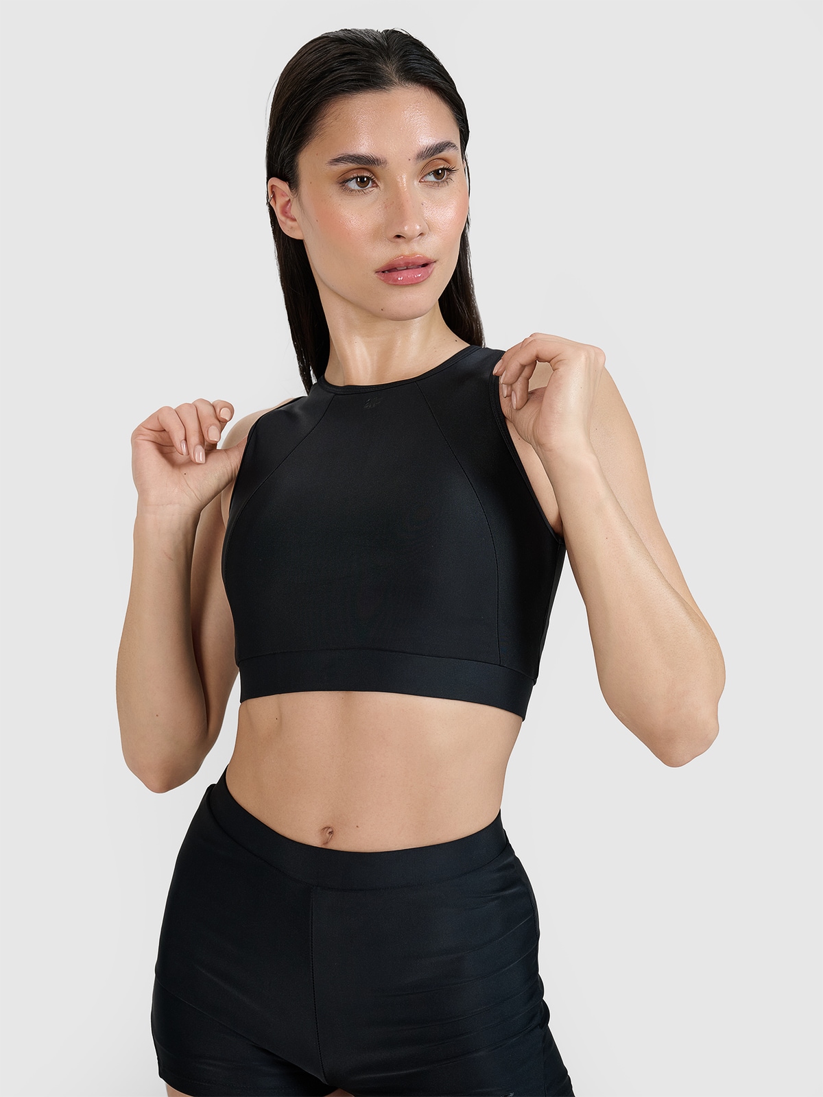 4F Góra od bikini damska - czarna XL