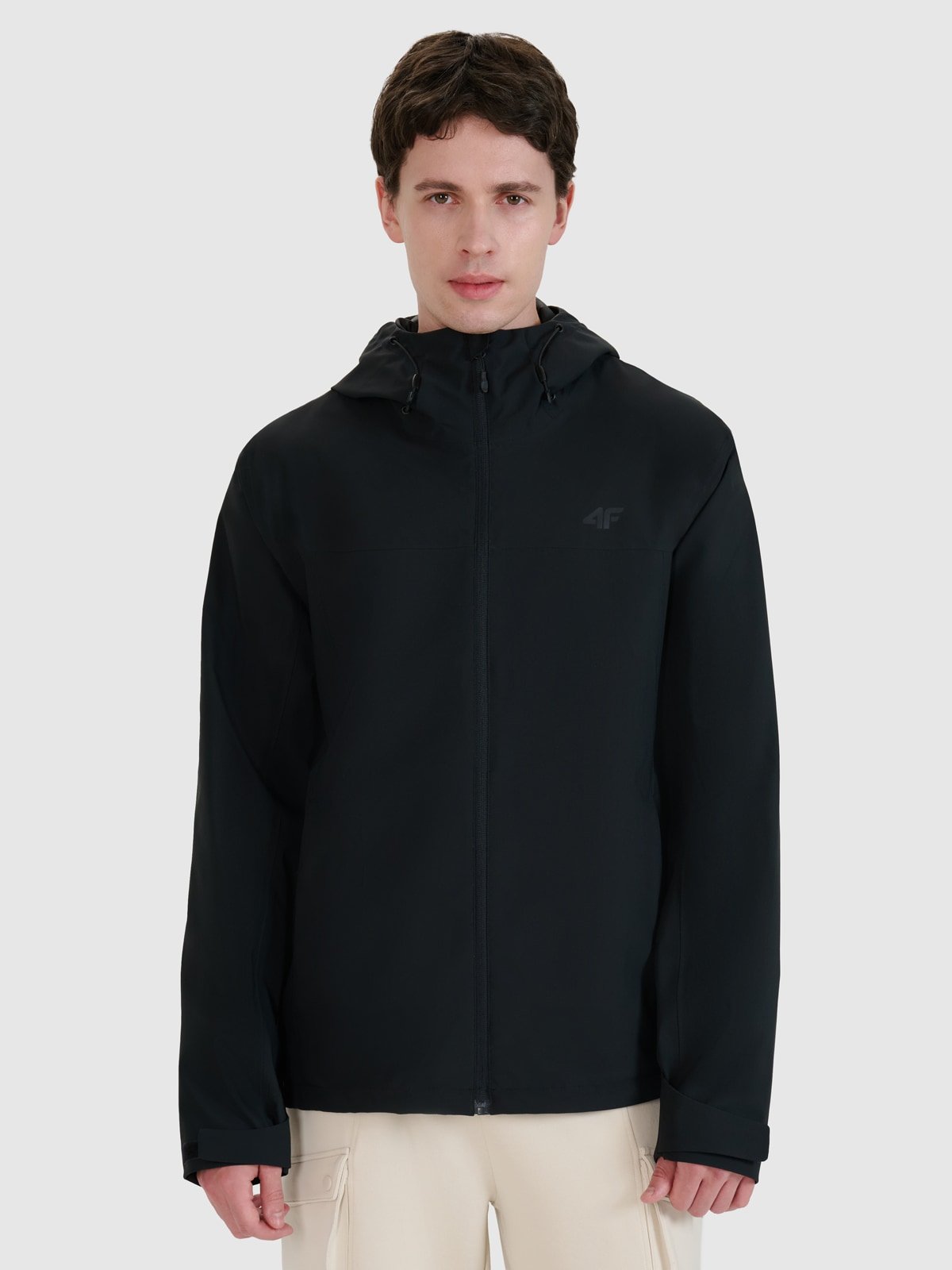 4F Kurtka przejściowa membrana 5000 męska - czarna XL