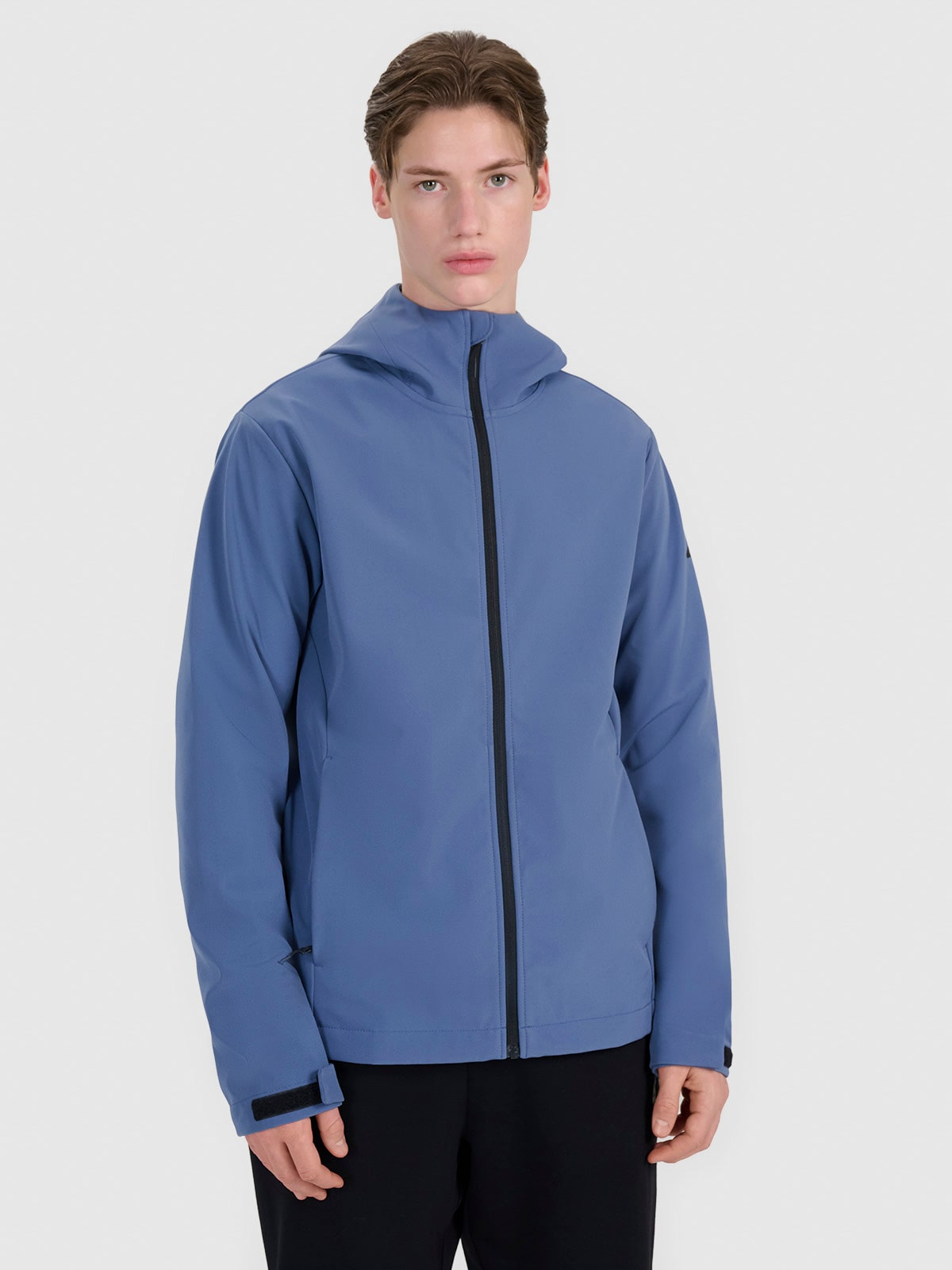 4F Kurtka softshell wiatroodporna membrana 5000 męska - granatowa 3XL