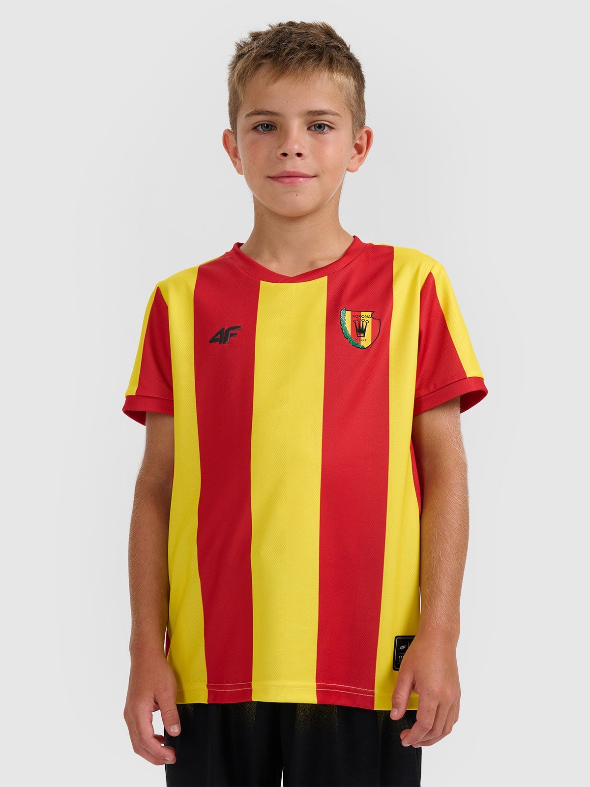 4F Koszulka klubowa domowa z sezonu 2025/26 dziecięca 4F x Korona Kielce - multikolor 122/128 (6-8 lat)
