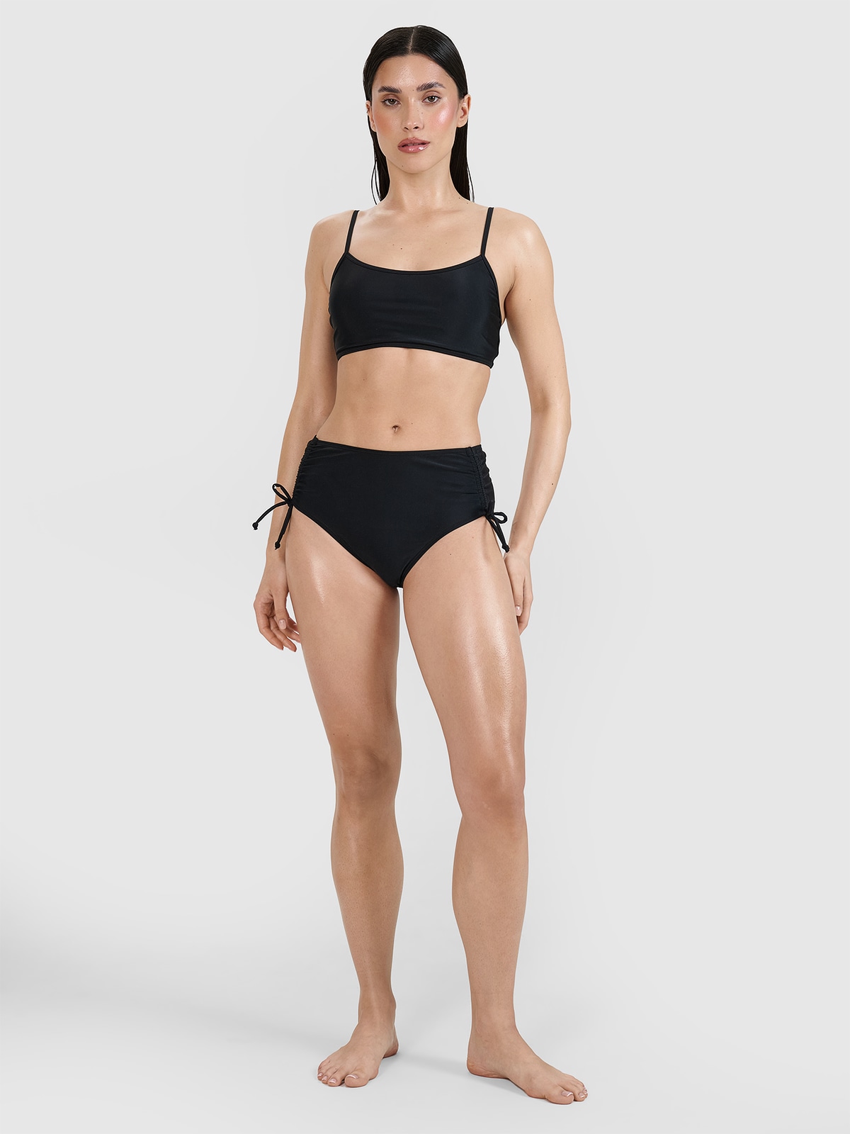 4F Góra od bikini damska - czarna XS