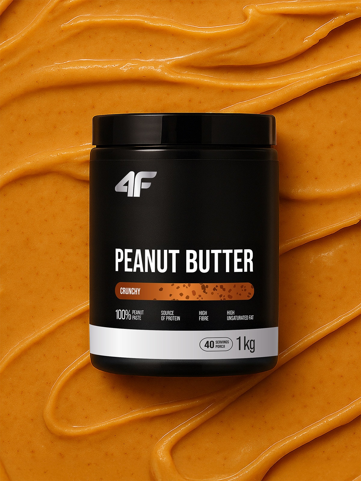 4F Masło orzechowe crunchy (1000 g) 1000 g