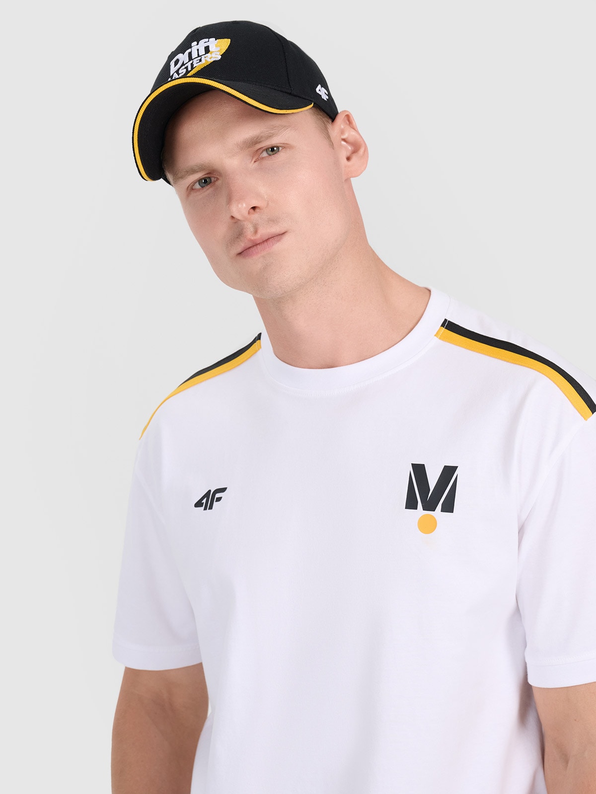 4F Czapka z daszkiem trucker snapback 4F x Drift Masters - czarna L/XL