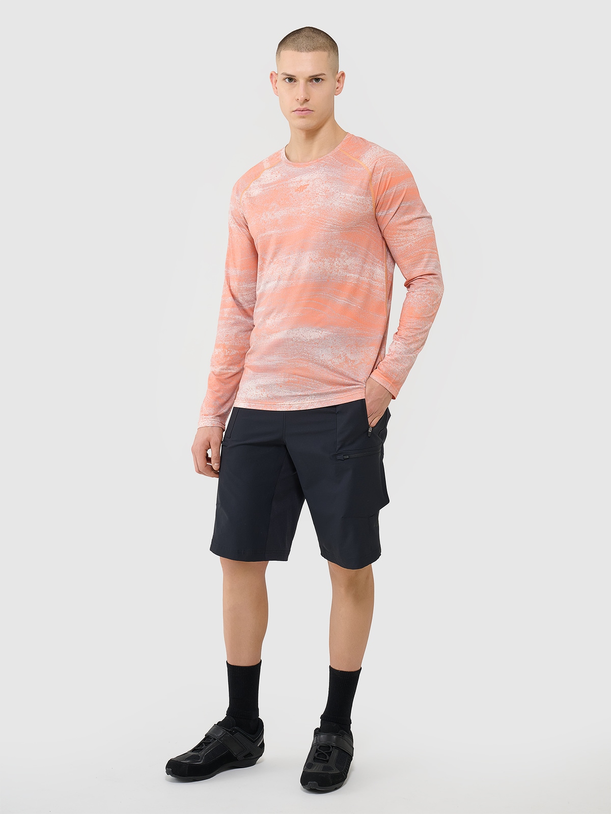 4F Spodenki rowerowe męskie - czarne M