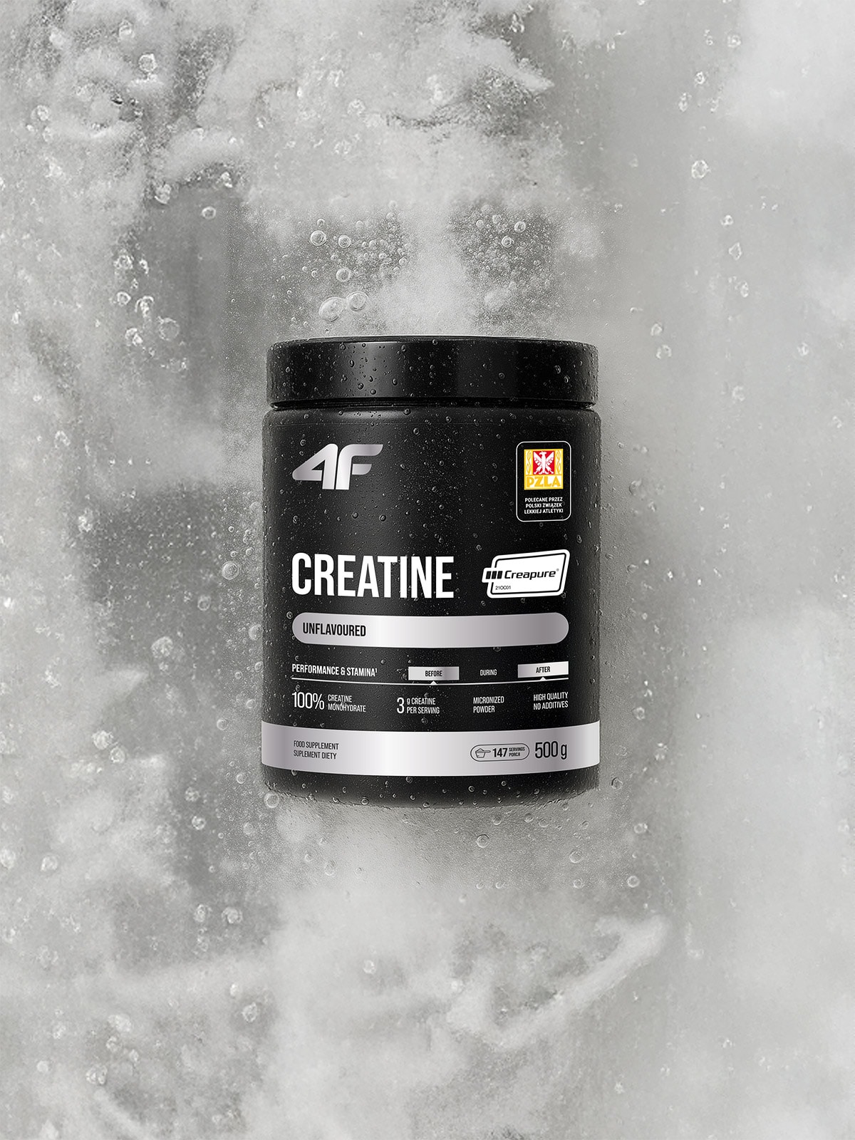 4F Monohydrat kreatyny w proszku (500 g) 500 g