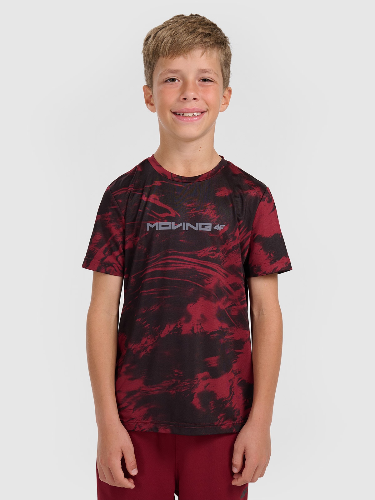 4F T-shirt sportowy szybkoschnący chłopięcy - multikolor 158/164 (12-14 lat)