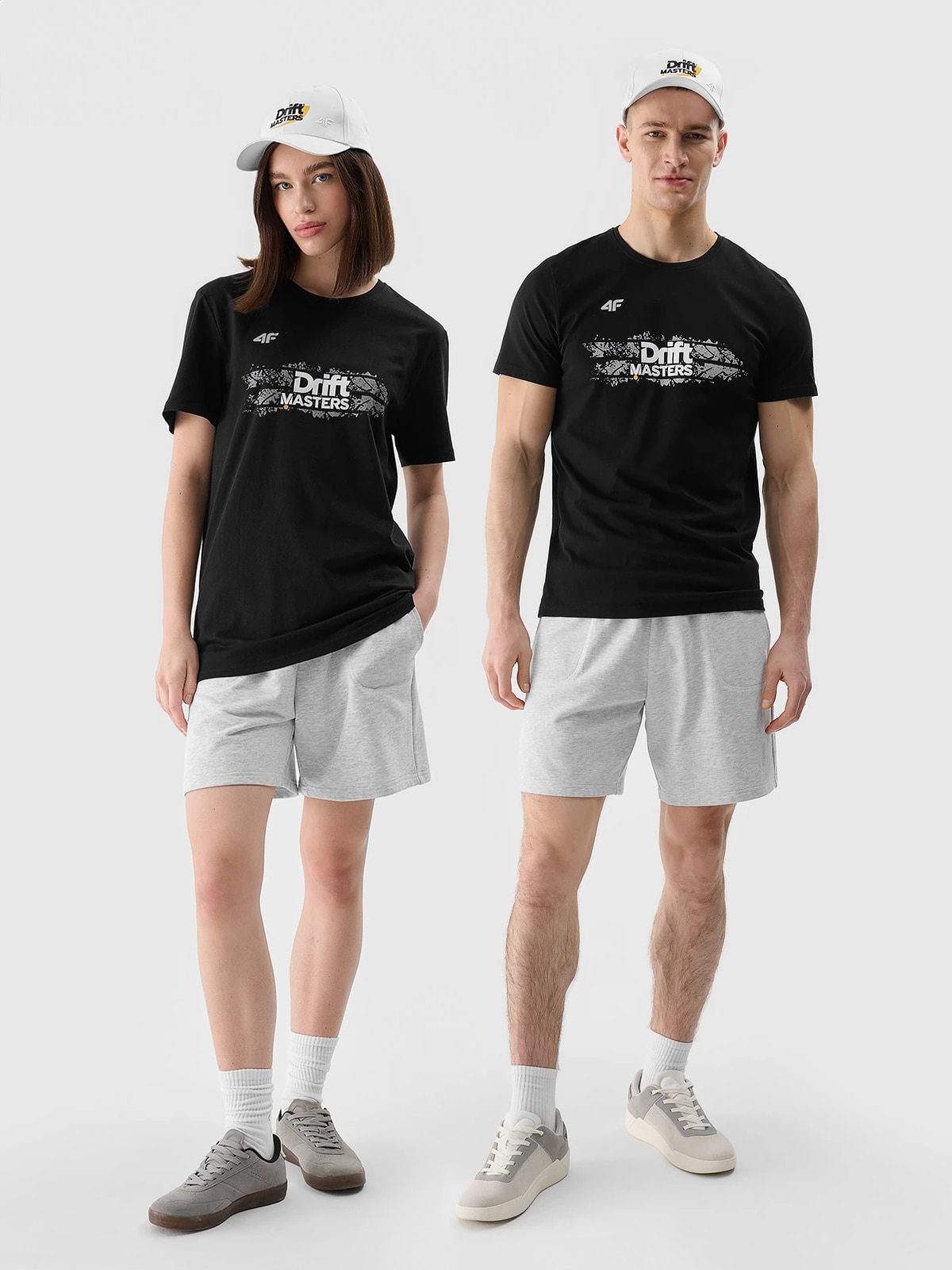 4F T-shirt regular z nadrukiem uniseks 4F x Drift Masters - czarny XXL