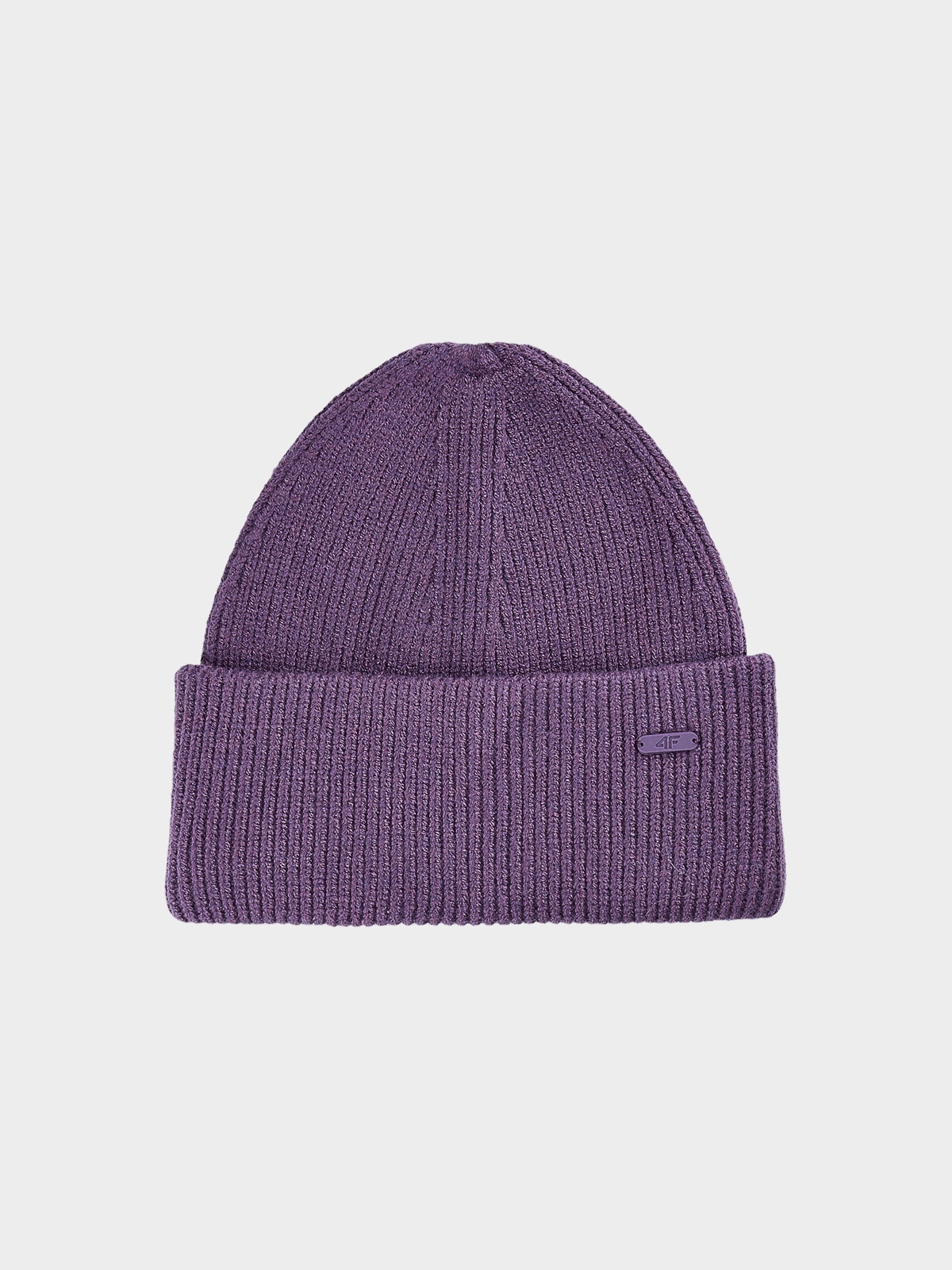 4F Czapka zimowa damska - fioletowa M