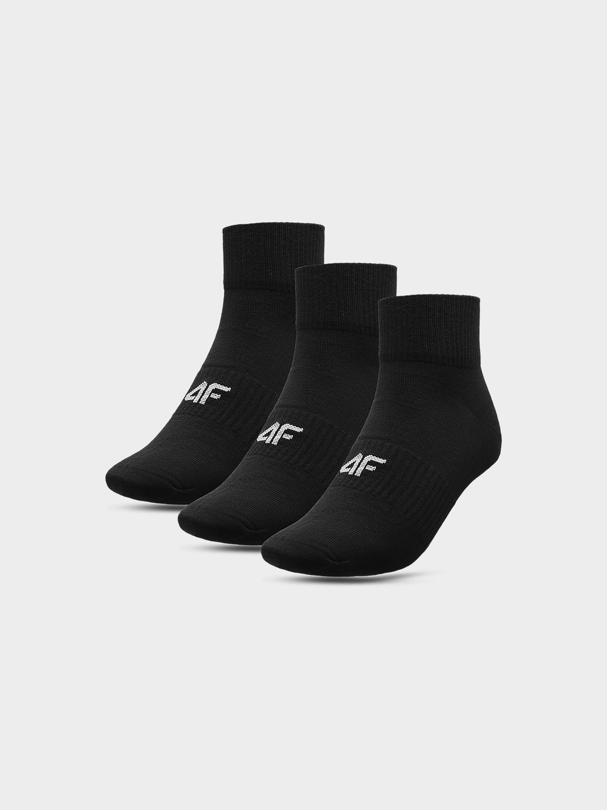 4F Skarpetki długie (3-pack) męskie - czarne 39-42