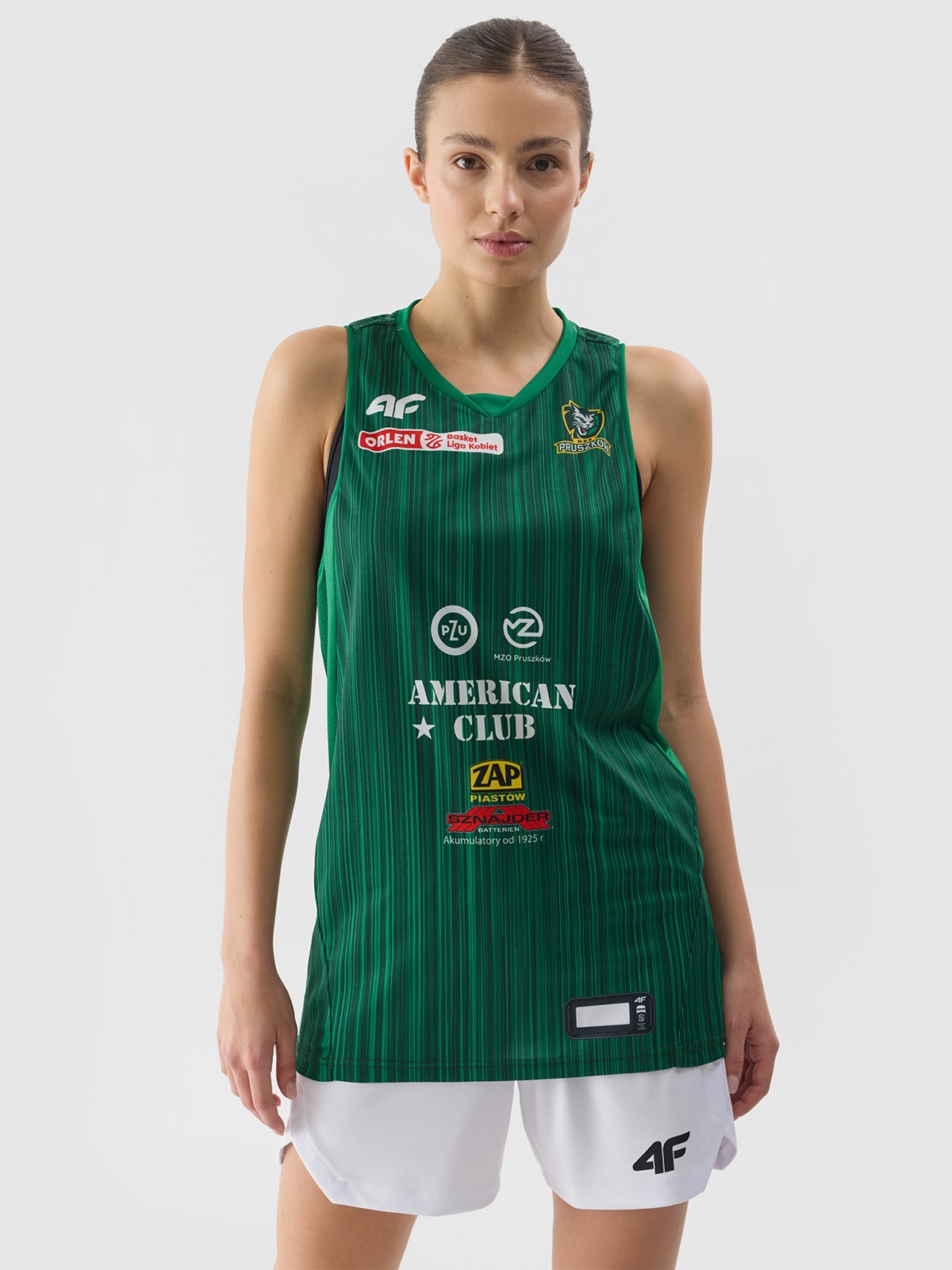 4F Koszulka replika wyjazdowa z sezonu 2023/24 damska 4F x MKS Pruszków - multikolor XXL