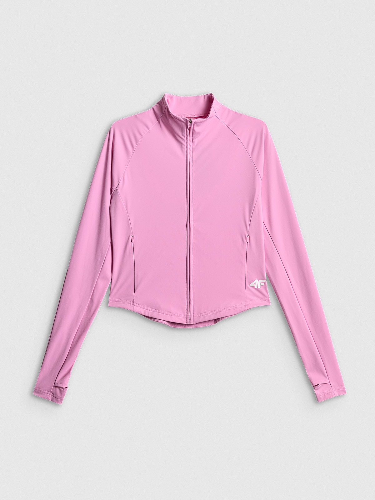 4F Bluza treningowa slim szybkoschnąca damska - różowa M