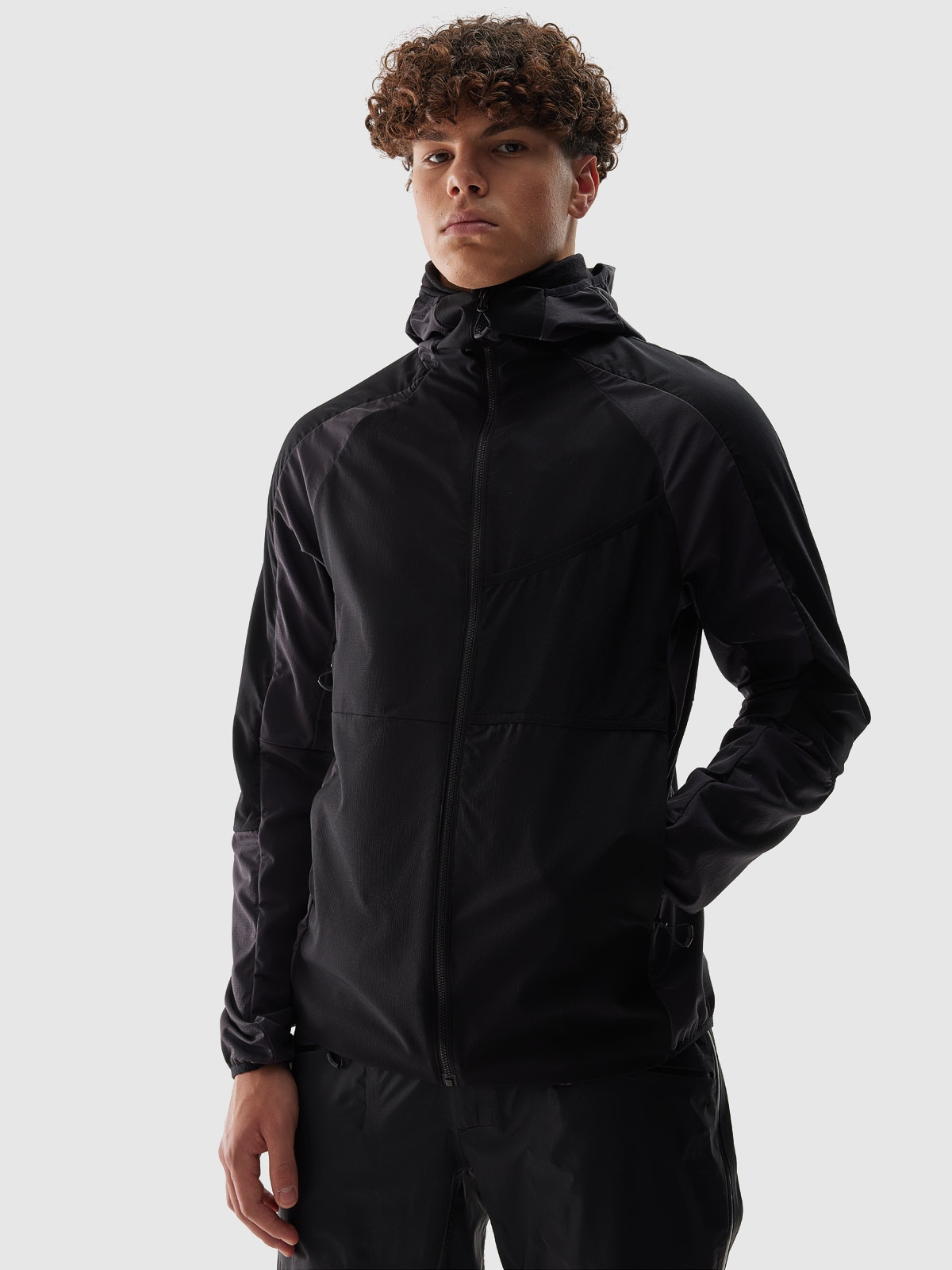 4F Kurtka trekkingowa Primaloft Active męska - czarna 3XL