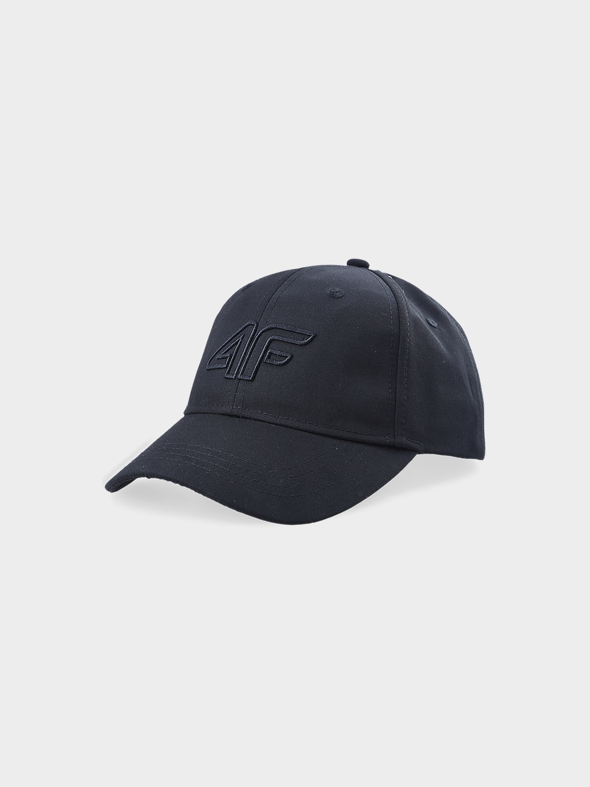 4F Czapka z daszkiem strapback uniseks - czarna S/M