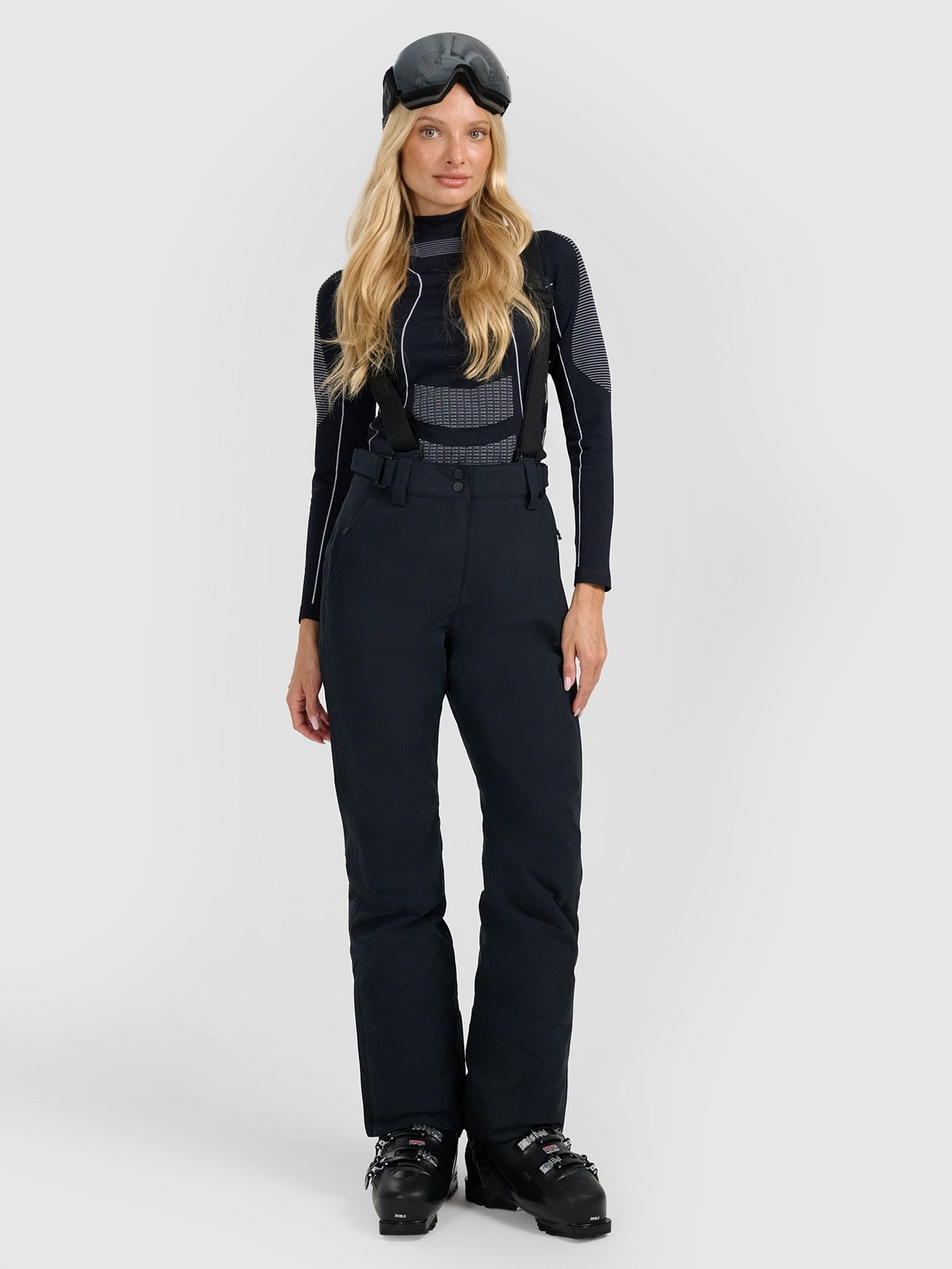 4F Spodnie narciarskie membrana 5000 damskie - czarne XXL