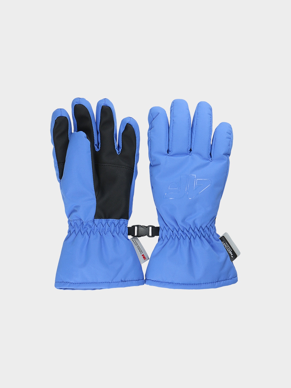 4F Rękawiczki narciarskie dziecięce - niebieskie M