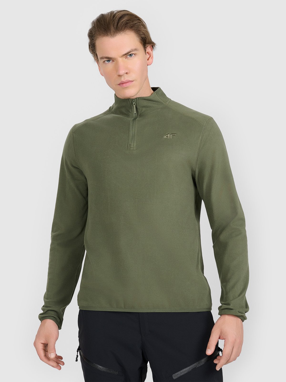 4F Bielizna termiczna polarowa (góra) męska - khaki XL