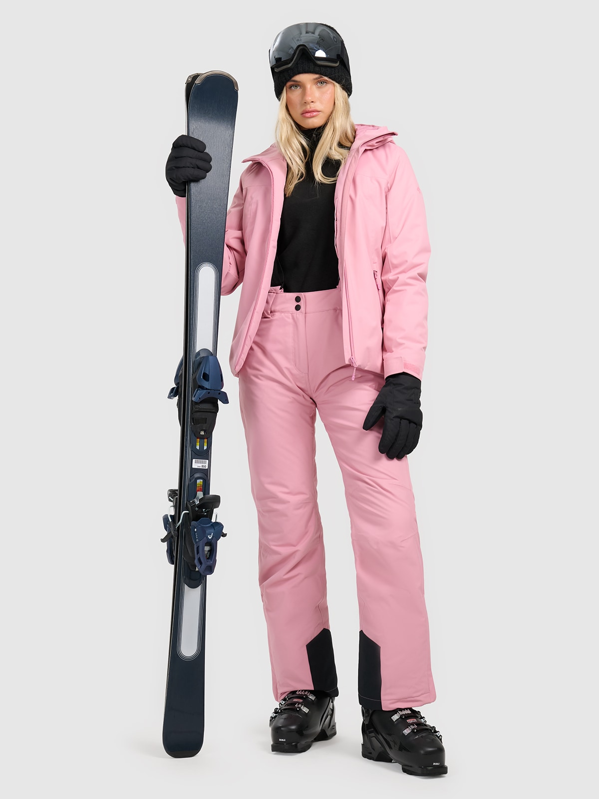 4F Spodnie narciarskie membrana 5000 damskie - różowe L