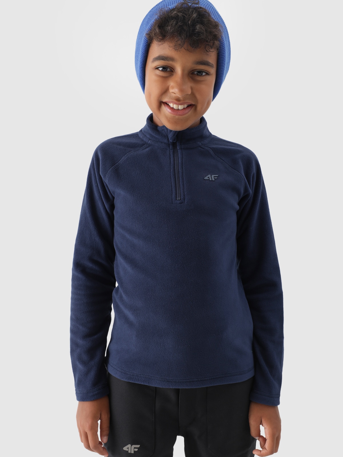 4F Bielizna termiczna polarowa (góra) chłopięca - granatowa 146/152 (10-12 lat)