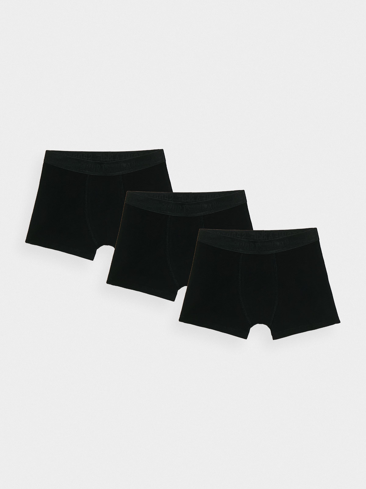 4F Bielizna bokserki (3-pack) chłopięce - czarne 122/128 (6-8 lat)