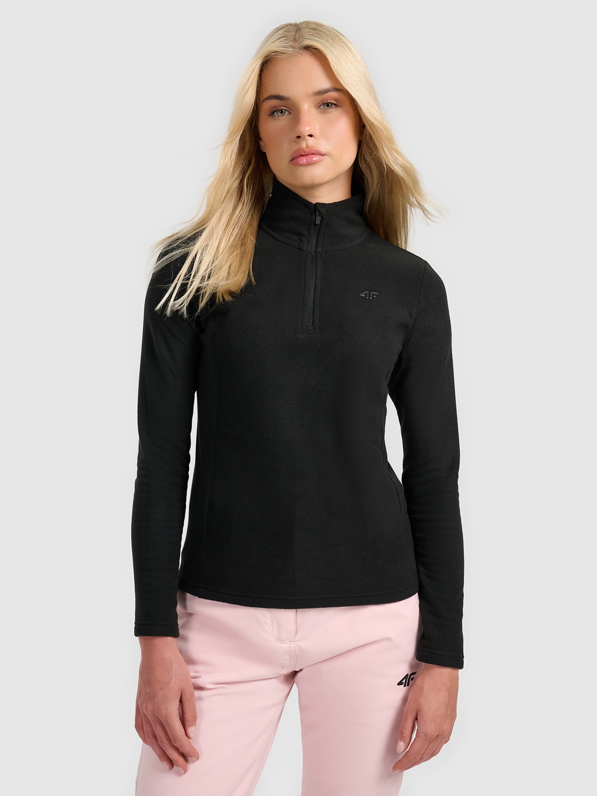 4F Bielizna termiczna polarowa (góra) damska - czarna XL