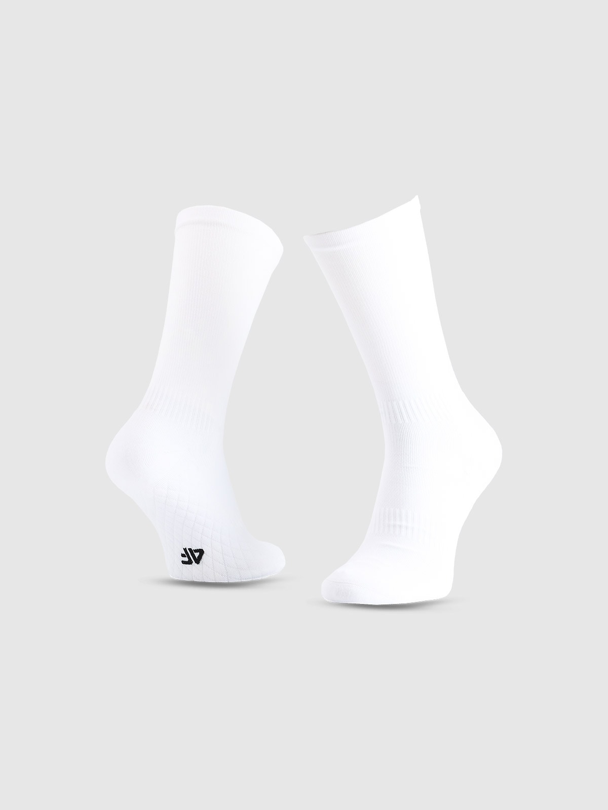 4F Skarpetki do biegania za kostkę uniseks - białe 35-38