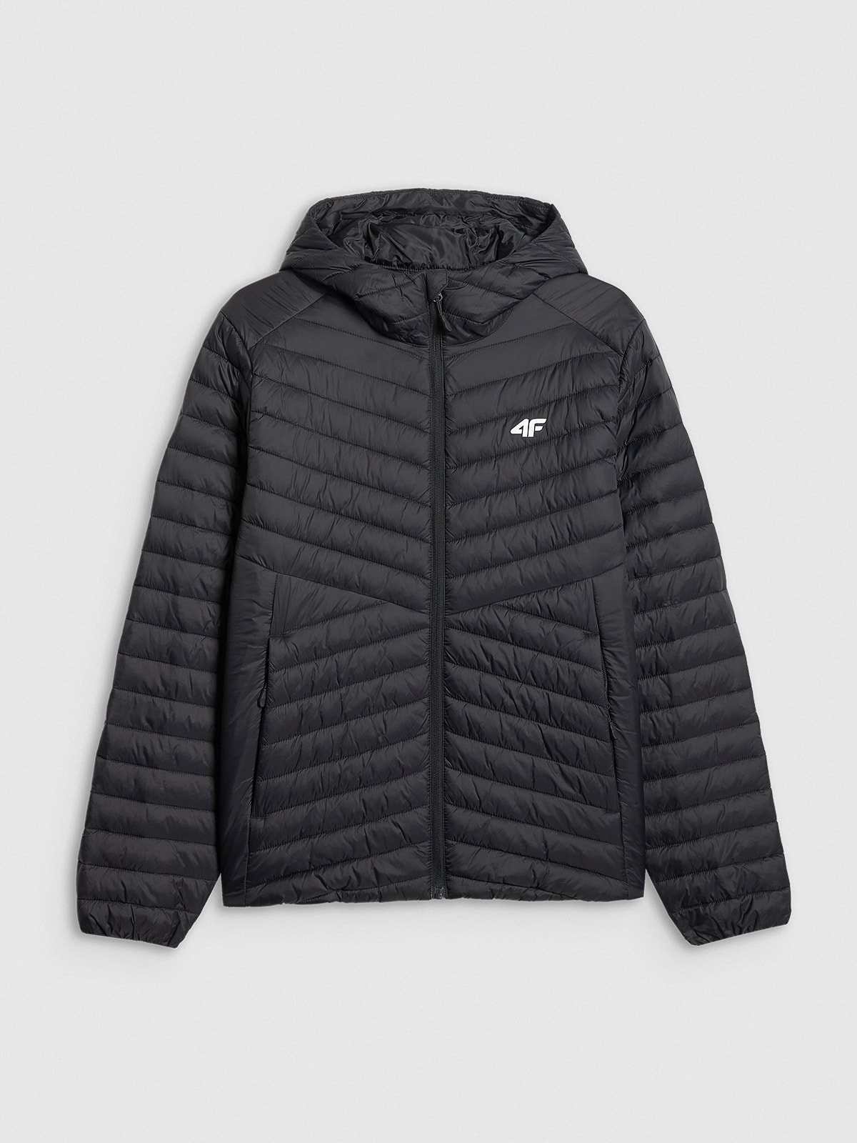 4F Kurtka z wypełnieniem syntetycznym męska - czarna S