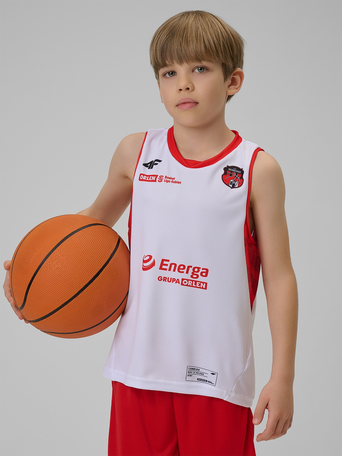 4F Koszulka meczowa replika domowa z sezonu 2024/25 dziecięca 4F x MMKS Katarzynki Toruń - multikolor 110/116