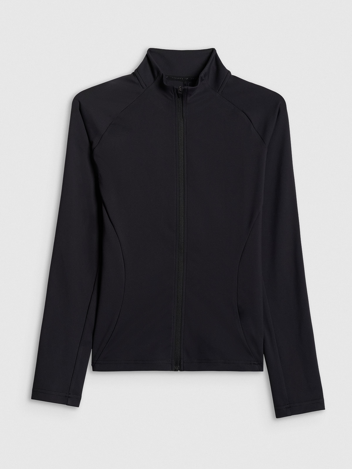 4F Bluza treningowa slim bez kaptura damska - czarna S